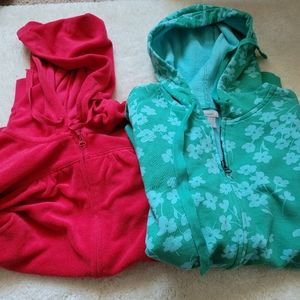 2 new old Navy zipper jackets size S